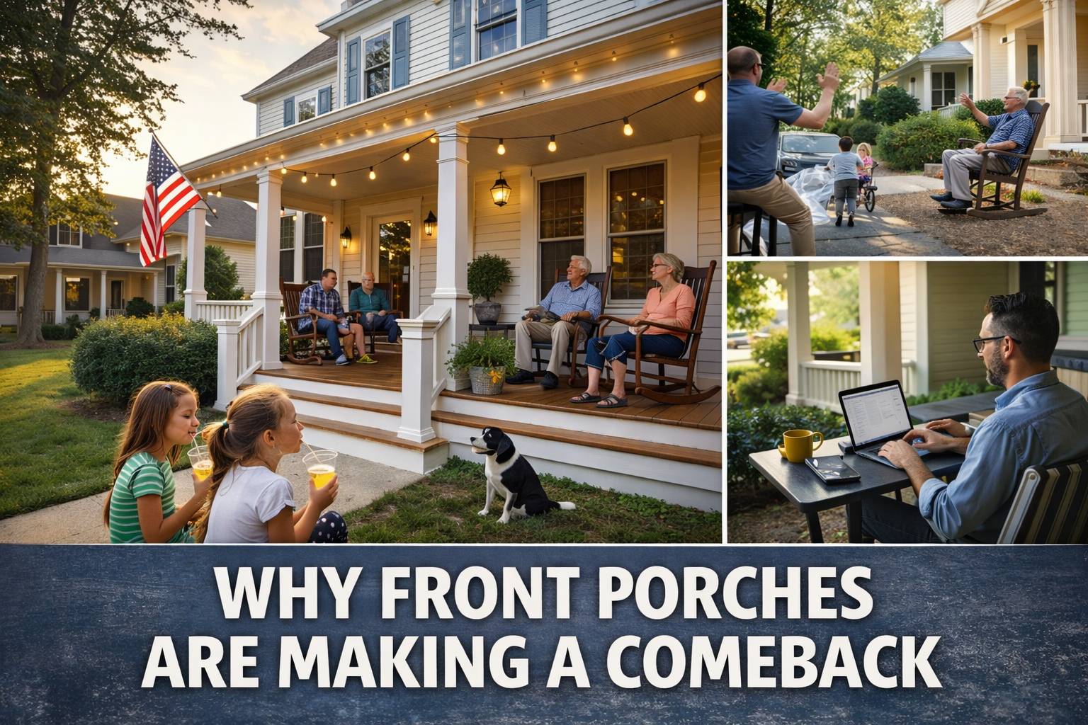 Why Front Porches Are Making a Comeback