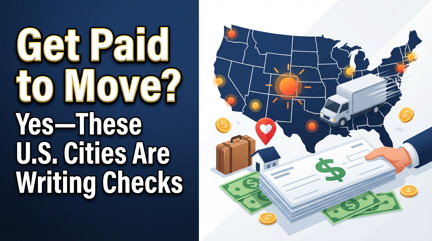 Get Paid to Move? Yes—These U.S. Cities Are Writing Checks